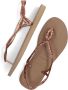 Havaianas Luna Premium II sandalen met glitters roségoud Meisjes Rubber 35 36 - Thumbnail 12