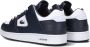 Lacoste Court Cage Sma Heren Sneakers Wit Donkerblauw - Thumbnail 5