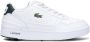 Lacoste T-Clip sneakers wit donkergroen - Thumbnail 4
