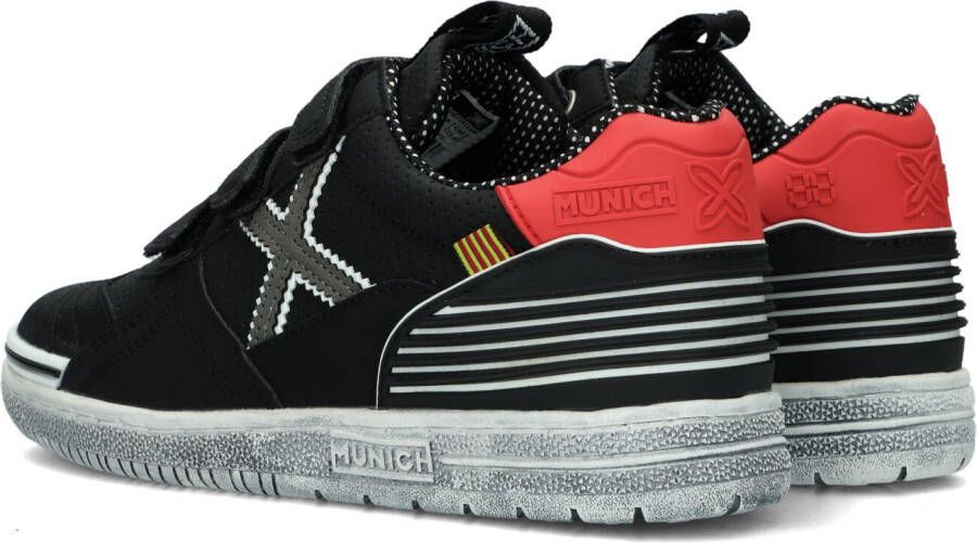 Munich Zwarte Lage Sneakers G3 Velcro