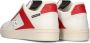 Off the Pitch Sky Force Lage sneakers Leren Sneaker Heren Rood - Thumbnail 3