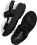 Panama Jack Zwarte leren comfort sandaal Black Dames - Thumbnail 10