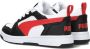 Puma Rebound V6 Lo sneakers wit rood zwart Imitatieleer 32 - Thumbnail 5