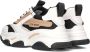 Steve Madden JPossession chunky sneakers zwart beige Textiel Meerkleurig 33 - Thumbnail 4