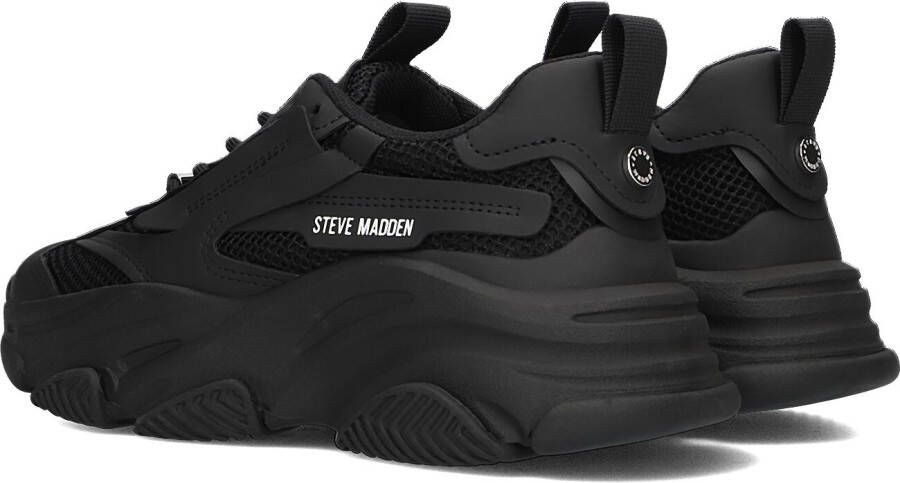 Steve Madden Zwarte Lage Sneakers Possession