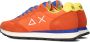 Sun68 Tom Solid Nylon Men Lage sneakers Heren Oranje - Thumbnail 6