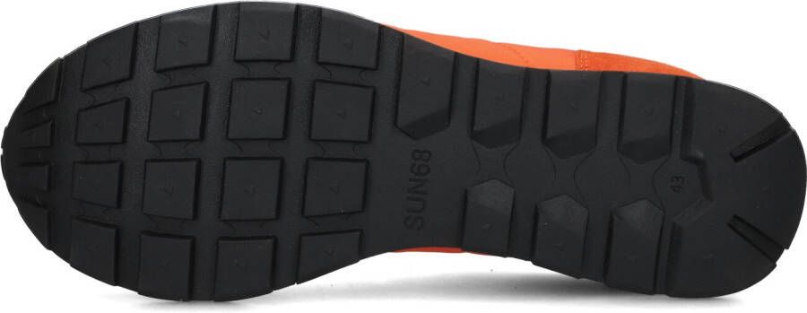 Sun68 Oranje Lage Sneakers Tom Solid Nylon Men