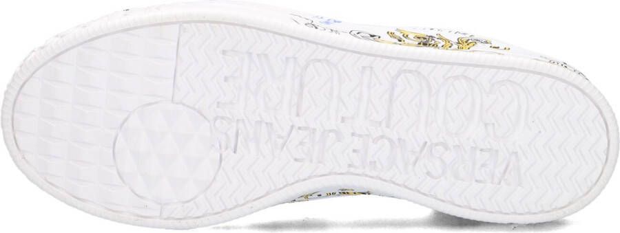 Versace Jeans Witte Lage Sneakers Fondo Court 1