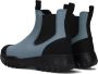 Woden Magda Track Waterproof Chelsea boots Enkellaarsjes Dames Blauw - Thumbnail 3