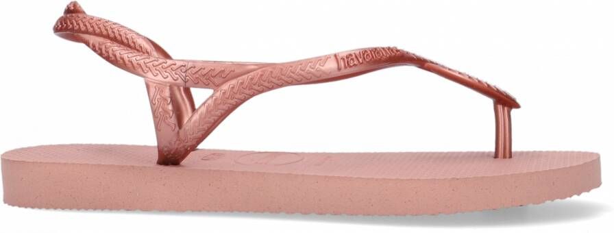 Havaianas Kids Luna sandalen rosé Meisjes Rubber Effen 35 36