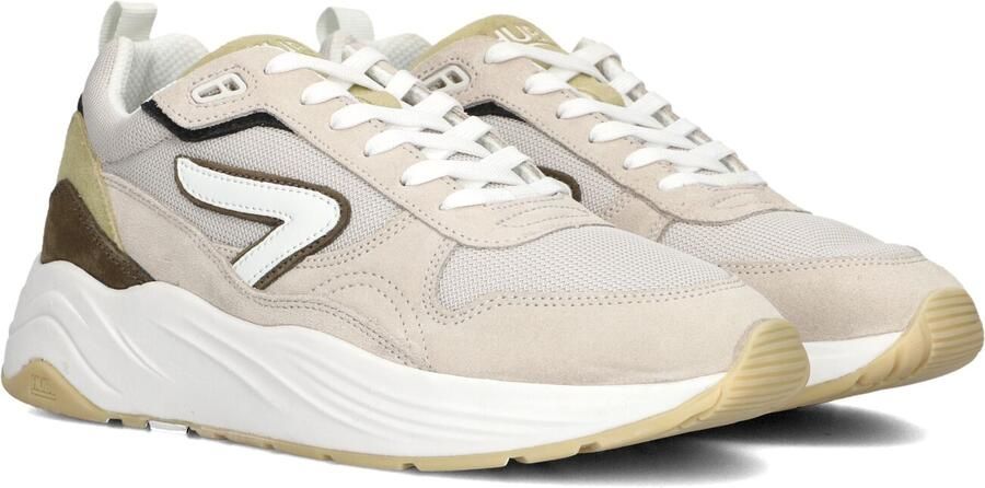 Hub Glide light bone white dark olive Suede Heren