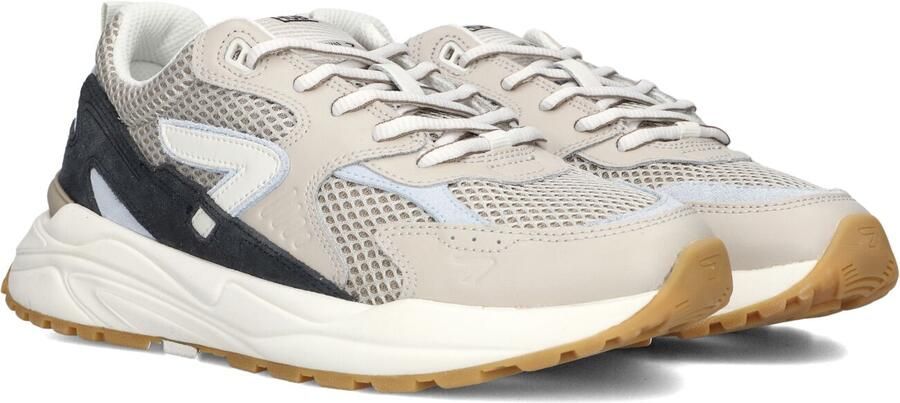 Hub Grid-m Sneakers Heren Leren Sneaker Beige