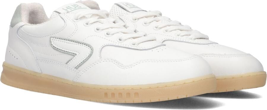 Hub Vancouver Sneakers Heren Leren Sneaker Wit