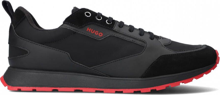 Hugo Zwarte Lage Sneakers Icelin Runn