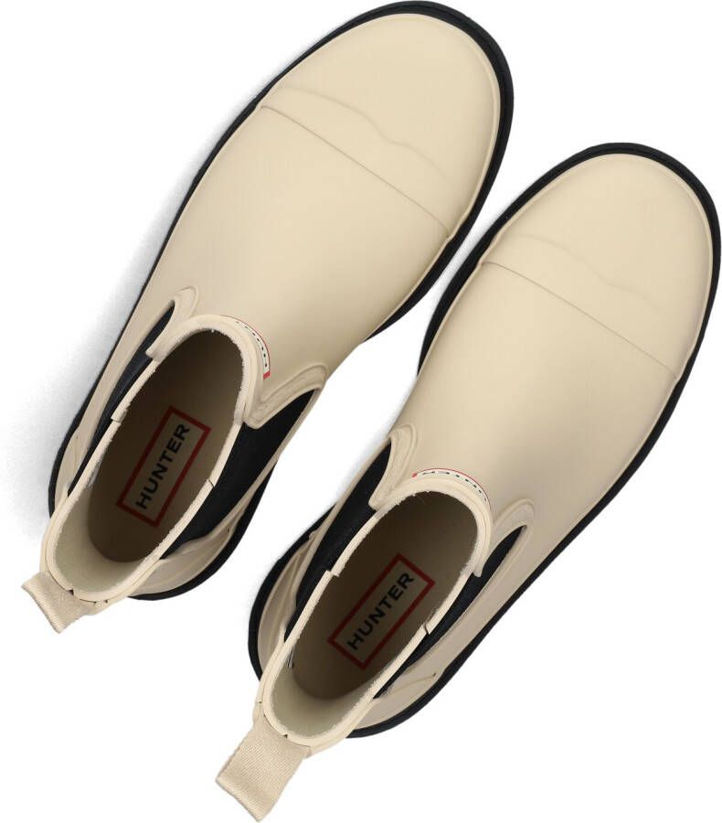 Hunter Boots Women's Commando Chelsea Boot Rubberlaarzen beige