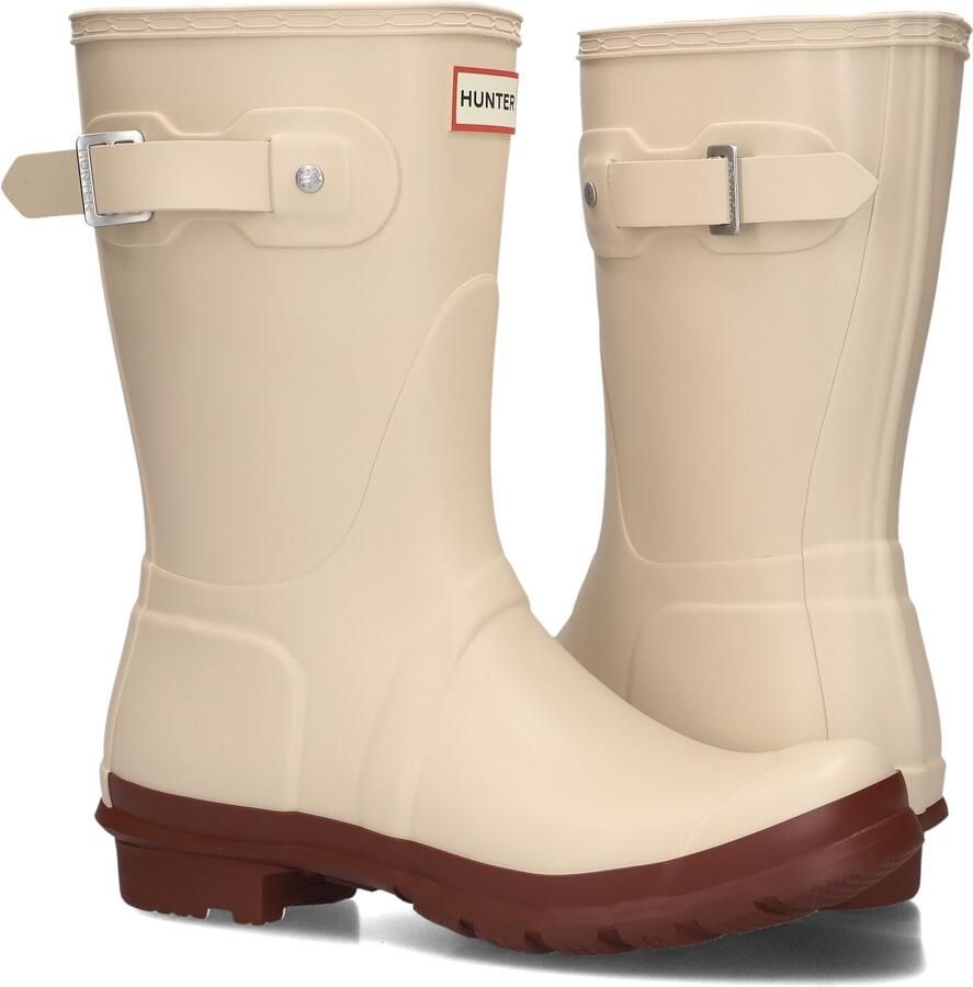 HUNTER Beige Laarzen Womens Original Short