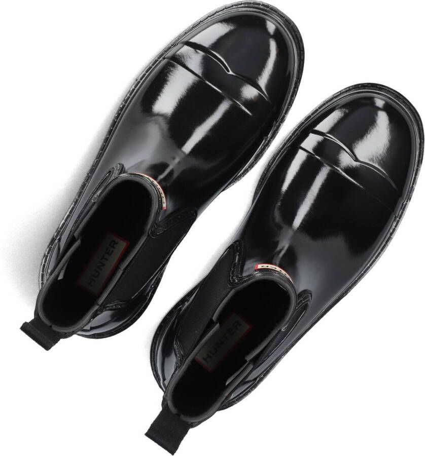 Hunter Commando Chelsea Gloss regenlaarzen Zwart Dames