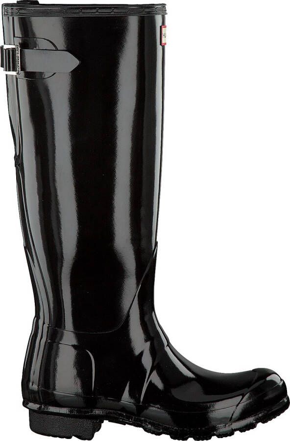 Hunter Original Back Adjustable Gloss WMS Regenlaarzen Dames Zwart