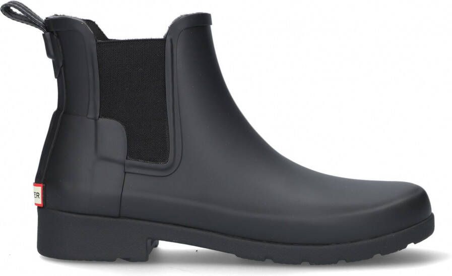Hunter Boots Women's Refined Chelsea Rubberlaarzen zwart
