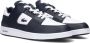 Lacoste Court Cage Sma Heren Sneakers Wit Donkerblauw - Thumbnail 1