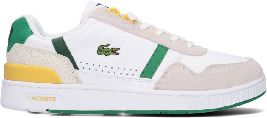 Lacoste Witte Lage Sneakers T clip