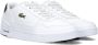 Lacoste T-Clip sneakers wit donkergroen - Thumbnail 1