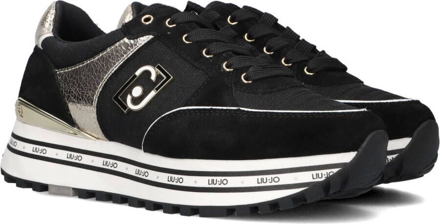Liu Jo Zwarte Lage Sneakers Maxi Wonder 20