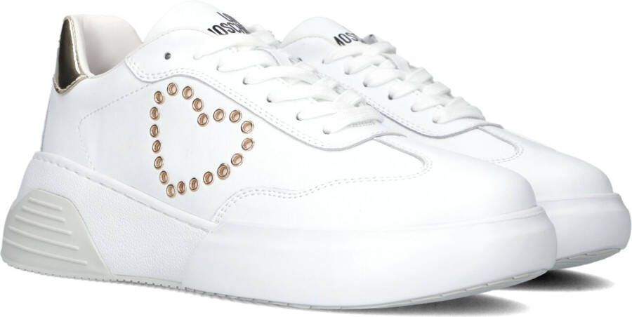 Moschino Witte Casual Synthetische Sneakers oor Dames White Dames
