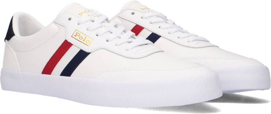 Polo Ralph Lauren Witte Lage Sneakers Court Vlc