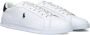 Ralph Lauren Witte Sneakers Ronde Neus Vetersluiting Gewatteerde Binnenzool Versterkte Contrasterende Hiel White Heren - Thumbnail 1