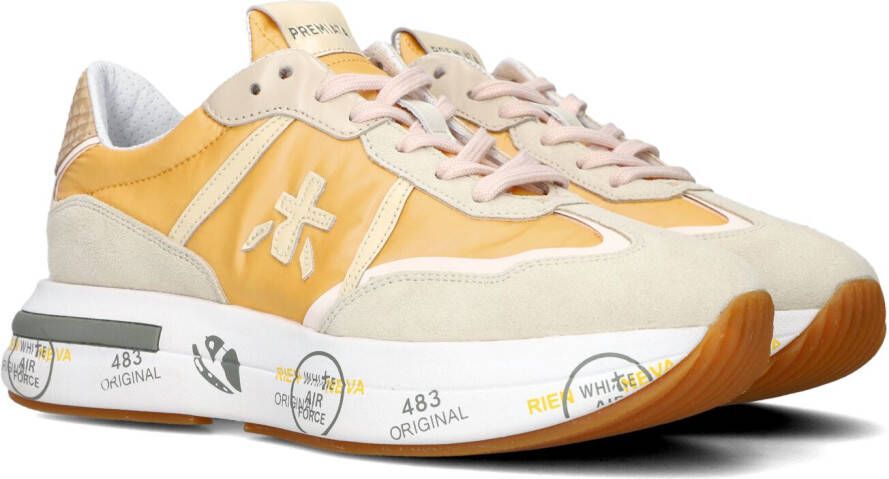 Premiata Cassie Leer.37 Stijlvolle Schoenen Orange Dames