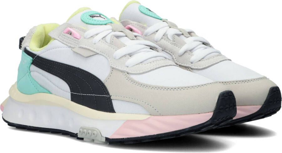 Puma Witte Lage Sneakers Wild Rider Layers