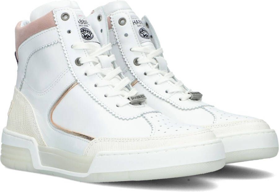 Shabbies Witte Hoge Sneaker 102020074