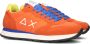 Sun68 Tom Solid Nylon Men Lage sneakers Heren Oranje - Thumbnail 1
