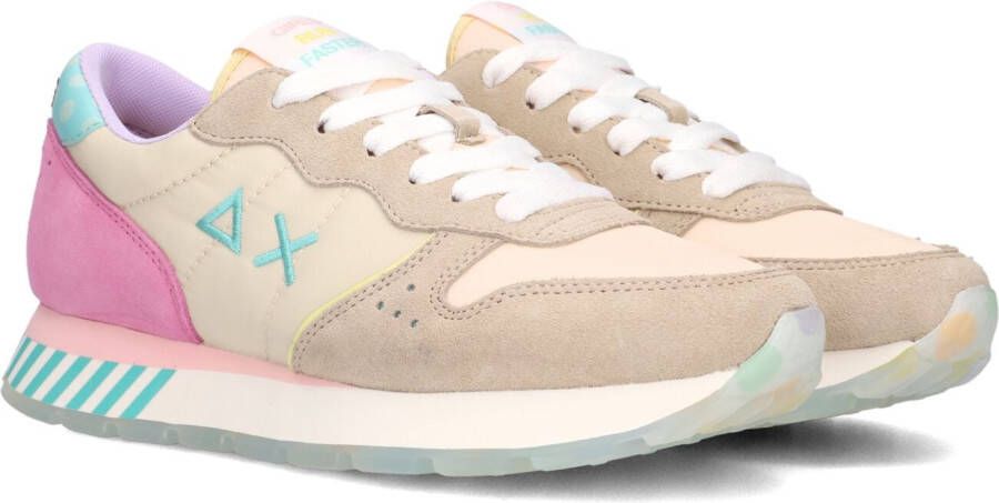 Sun68 Witte Lage Sneakers Ally Candy Cane