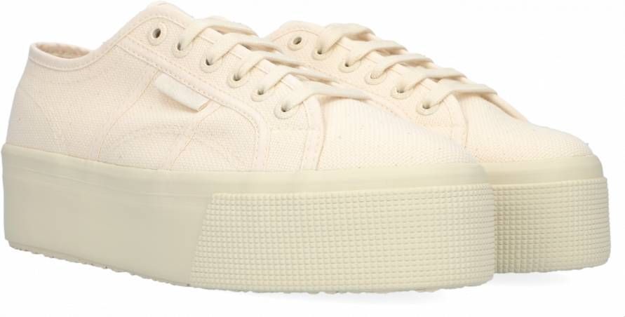 Superga 2790 Cotw Line Up And Down Lage sneakers Dames Beige