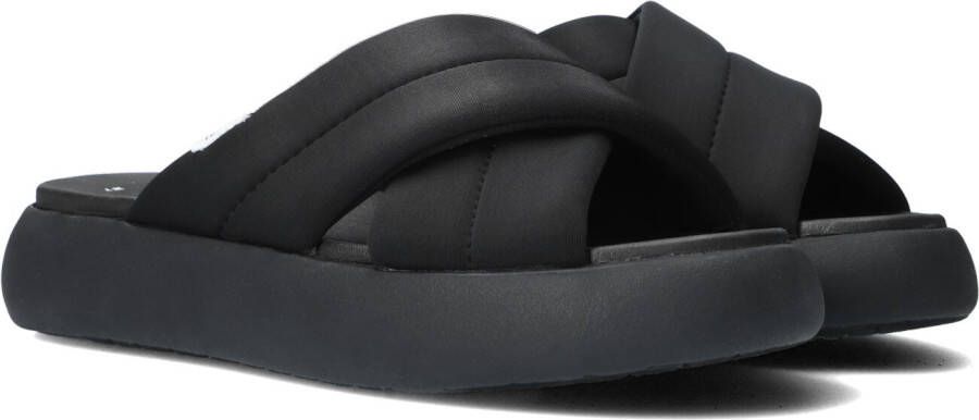Toms Zwart Alpargata mallow crossover slippers zwart