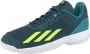 Adidas Performance Courtflash Tennis Schoenen Kinderen Turquoise - Thumbnail 2