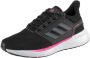 Adidas Performance EQ 19 hardloopschoenen zwart grijs roze - Thumbnail 4