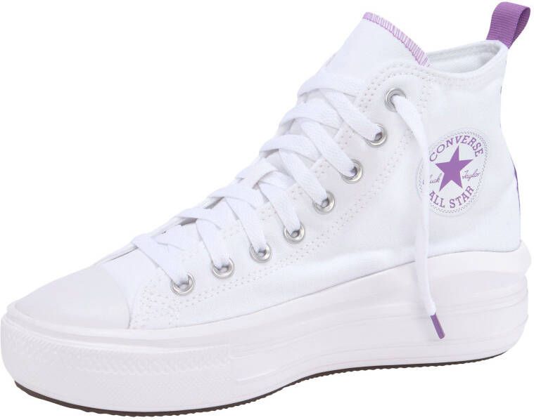Converse Chuck Taylor All Star Move Platform Fashion sneakers Schoenen white pixel purple white maat: 38.5 beschikbare maaten:38.5 - Foto 2