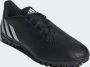 Adidas Performance Predator Edge.4 TF Sr. voetbalschoenen zwart wit - Thumbnail 8
