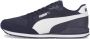 Puma Mesh Runner Sneakers in Peacoat-Wit Blue Heren - Thumbnail 4