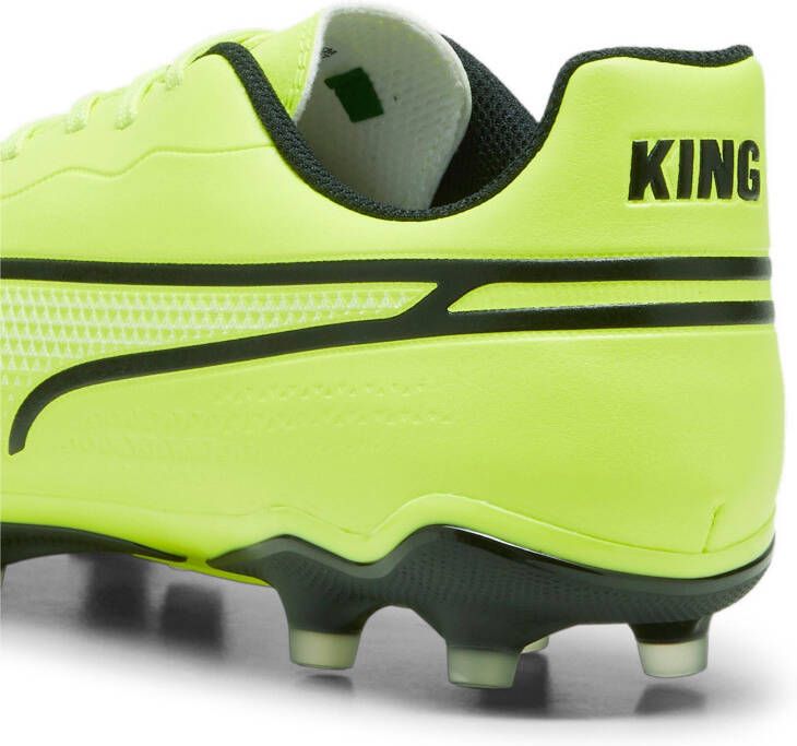 Puma King Match voetbalschoenen geel zwart - Foto 5