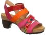 Think 3-000301-5020 Fuchsia combi dames sandaal wijdte G - Thumbnail 6