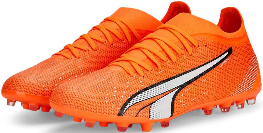 PUMA Adult's Football Boots Ultra Match Mg Orange Unisex - Foto 2