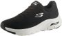 Skechers Arch Fit Big Appeal Dames Sneakers Black White - Thumbnail 3