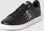 EA7 Emporio Armani Sneakers met contraststrepen in metallic model 'ACTION LEATH' - Thumbnail 3