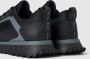 Boss Black Zwarte Tech Fabric Sneakers Ronde Neus Black Heren - Thumbnail 14