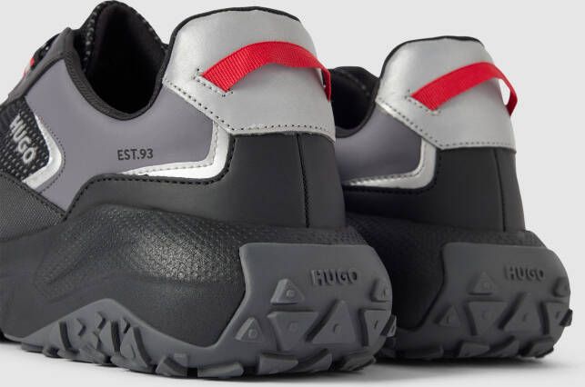 HUGO Sneakers met contrastgarnering model 'pume'
