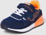 Replay SHOOT JR-1 suede sneakers donkerblauw oranje Logo 28 - Thumbnail 4